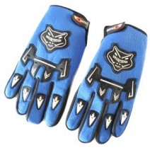 GUANTES LARGOS AZUL