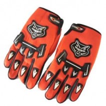 GUANTES LARGOS ROJOS