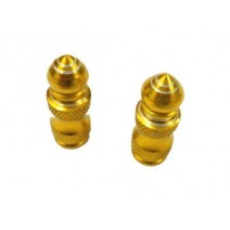 Tapa Valvula Aluminio Amarillo (PAr)