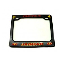 PORTA PLACA BERA JAGUAR NEGRO