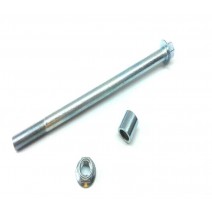 EJE RIN DELANTERO  TUERCA Y  SEPARADOR  LEON 