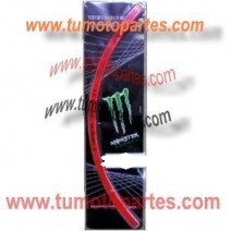 Cinta Rin Reflectiva Roja (Sin Pegamento)