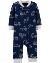 Pijama Algodon Carters Construccion 3M