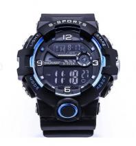 Reloj Caballero Negro/Azul