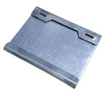 Porta Placas Doble Pestaña Aluminio 0.8 mm