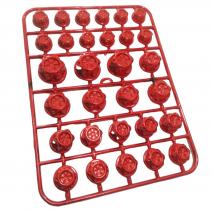 TAPAS DECORATIVAS TORNILLOS MOTOR ROJO