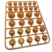 TAPAS DECORATIVAS TORNILLOS MOTOR DORADO