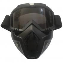 Careta Lujo de Lente Negro