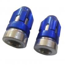 Tapa Valvula Aluminio Azul (Par)