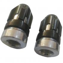 Tapa Valvula Aluminio Negro (Par)