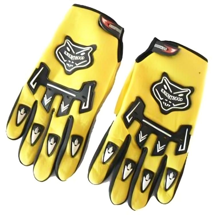 GUANTES LARGOS AMARILLO