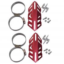 PROTECTOR DE BASTON ALUMINIO ROJO PAR