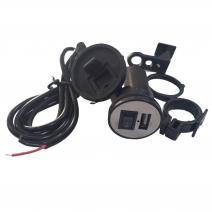 CARGADOR USB CON APAGADOR NEGRO