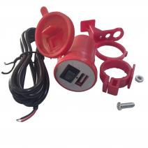 CARGADOR USB CON APAGADOR ROJO