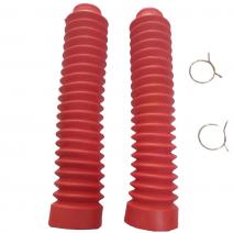 GUARDAPOLVO BASTONES ROJO 26CM PAR