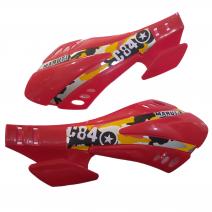 PROTECTOR LEVA DECORATIVO ROJO PAR