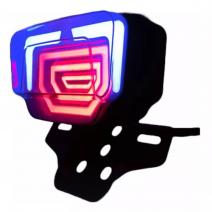 Faro Stop Bera Jaguar Digital Led Azul Base Metal