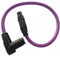CABLE DE BUJIA MORADO CON PIPA