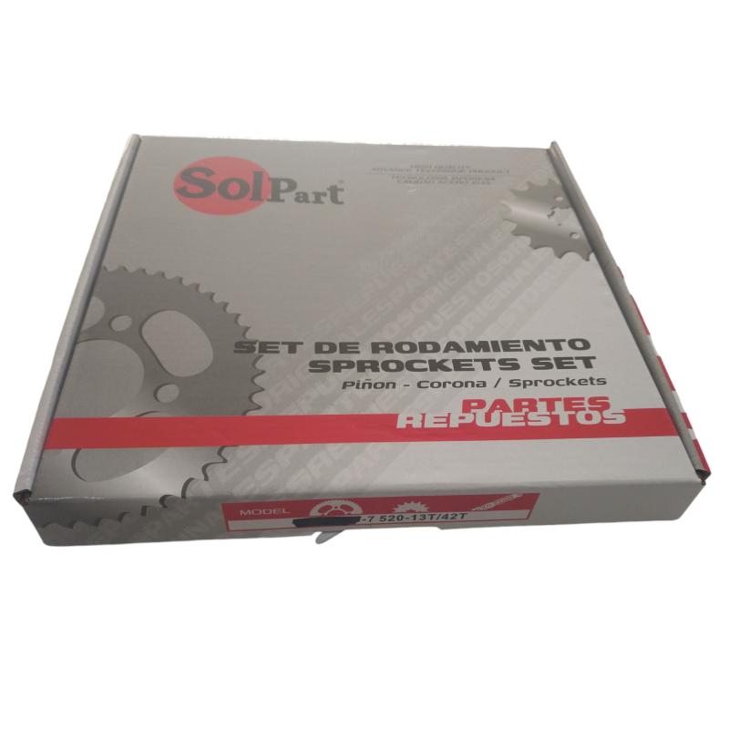 KIT CORONA/PIÑON 42/13T HJ200AT SOLPART 