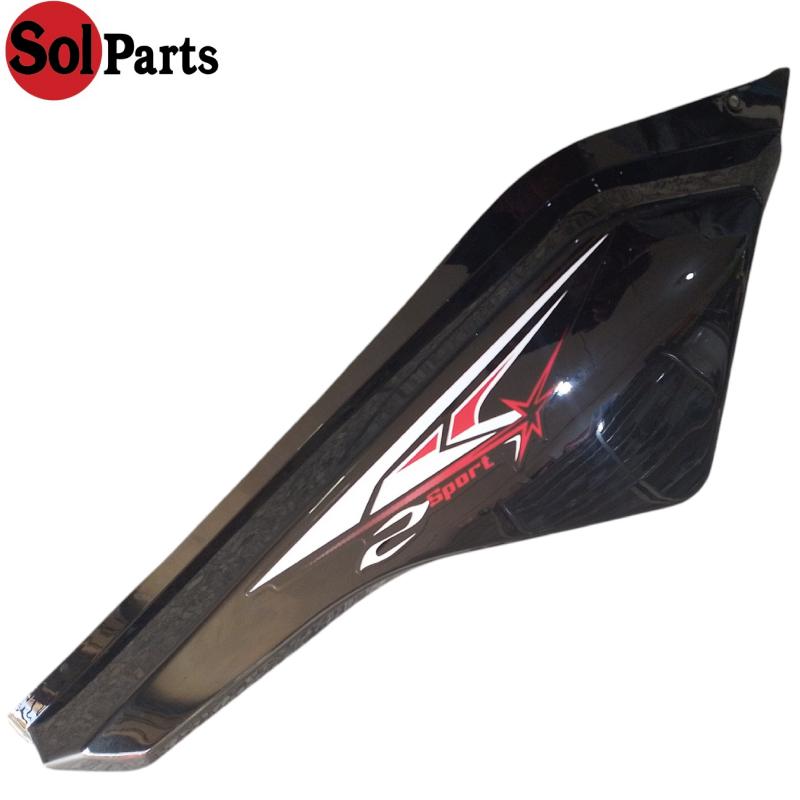 TAPA TRASERA DERECHA NEGRA HJ125S SPORT SOLPART