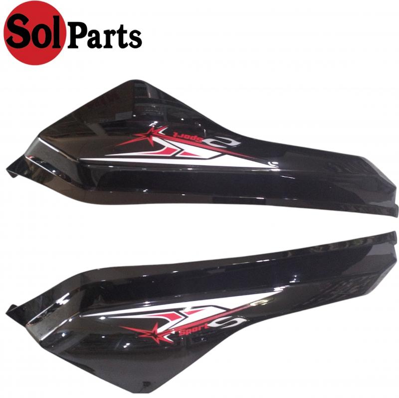 TAPAS TRASERAS NEGRAS PAR HJ125S SPORT SOLPART