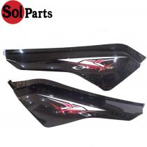 TAPAS TRASERAS NEGRAS PAR HJ125S SPORT SOLPART