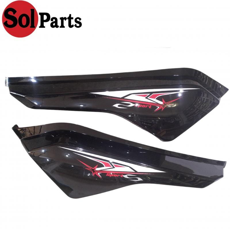 Tapas Laterales NEGRAS PAR HJ125S SPORT SOLPART