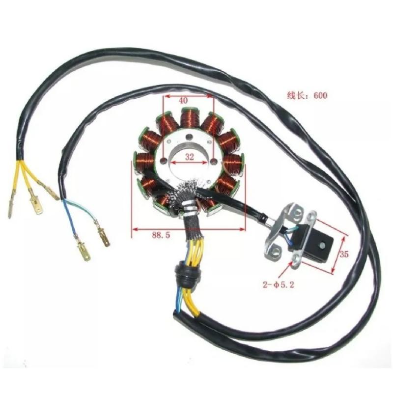 ESTATOR O PLATINERA HJ200AT