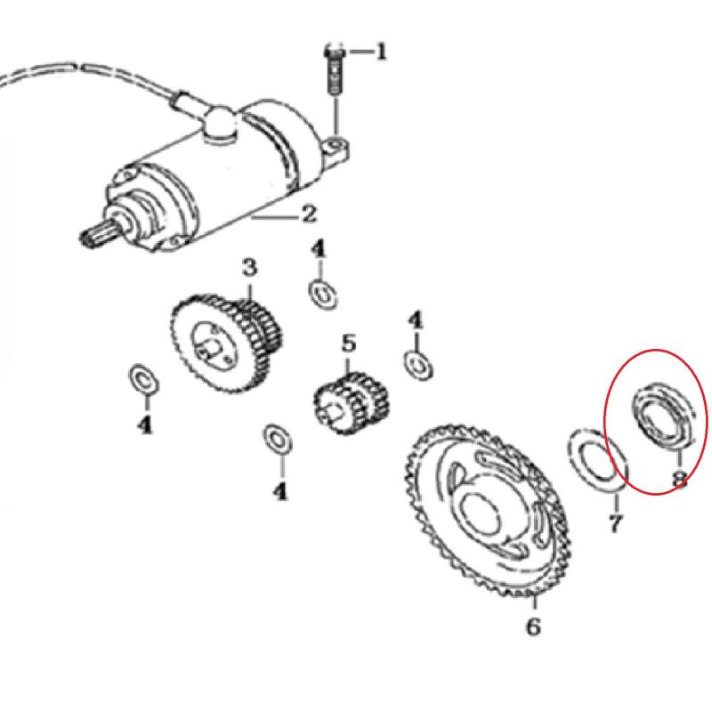 ROLINERA STARTER CLUTCH HJ300AT