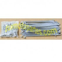 Rayos 8 x 125 Cromados