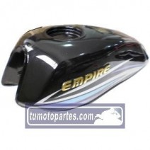 Tanque Gasolina Horse Negro Tapa Redonda