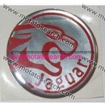 Emblema Resina Grande Rojo Jaguar