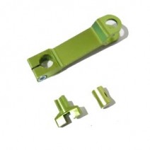 Leva Eje Abre Banda Aluminio Verde